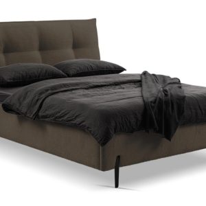Łóżko Biscuit 160x200cm brązowe Cosy pojemnik na pościel 669621 Łóżko Biscuit 160x200cm brązowe Cosy pojemnik na pościel 669621