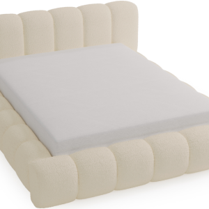 Łóżko boucle 180×200 Cloud stelaż metalowy, łóżko chmurka – Beżowy 1053549 Łóżko boucle 180×200 Cloud stelaż metalowy, łóżko chmurka – Beżowy 1053549