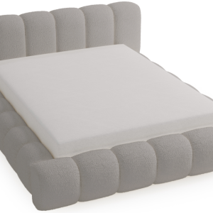 Łóżko boucle 180×200 Cloud stelaż metalowy, łóżko chmurka – Jasny szary 1052082 Łóżko boucle 180×200 Cloud stelaż metalowy, łóżko chmurka – Jasny szary 1052082
