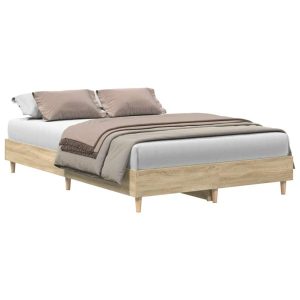 Łóżko Brązowe Rama Łóżka Ze Stelażem Do Sypialni Pokoju 120×190 cm 828566 Łóżko Brązowe Rama Łóżka Ze Stelażem Do Sypialni Pokoju 120×190 cm 828566