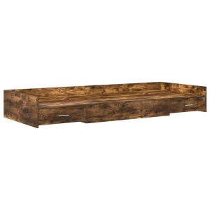 Łóżko Brązowe Rama Łóżka Ze Stelażem Do Sypialni Pokoju 80 x 200 cm 828392 Łóżko Brązowe Rama Łóżka Ze Stelażem Do Sypialni Pokoju 80 x 200 cm 828392