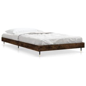 Łóżko Brązowe Rama Łóżka Ze Stelażem Do Sypialni Pokoju 90×190 cm 830816 Łóżko Brązowe Rama Łóżka Ze Stelażem Do Sypialni Pokoju 90×190 cm 830816