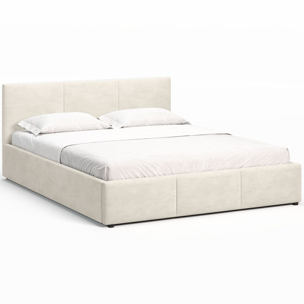 Łóżko tapicerowane 160x200 Nela z pojemnikiem + materac Nova H3 961470
