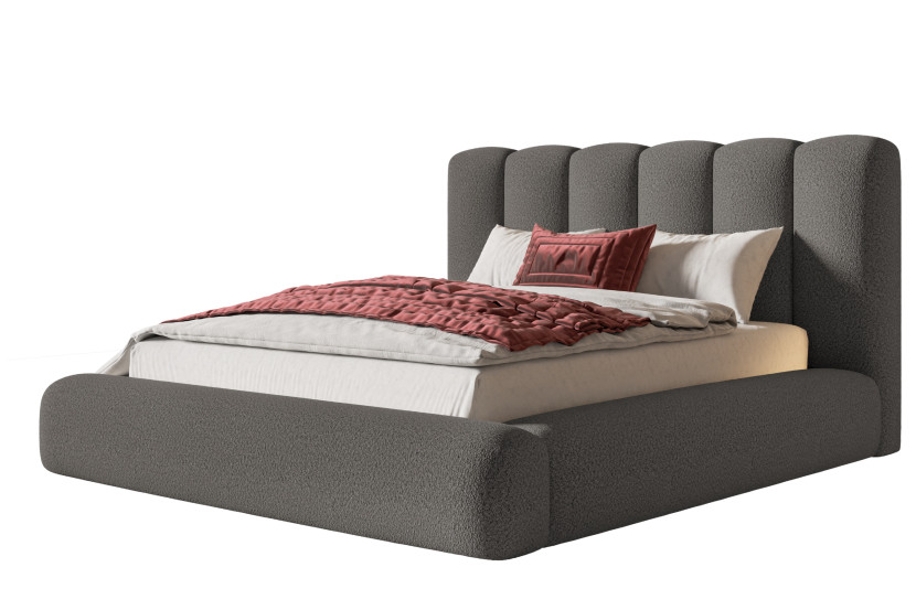 Łóżko tapicerowane ALVA MAXI 160x200 ze stelażem metalowym 1056867