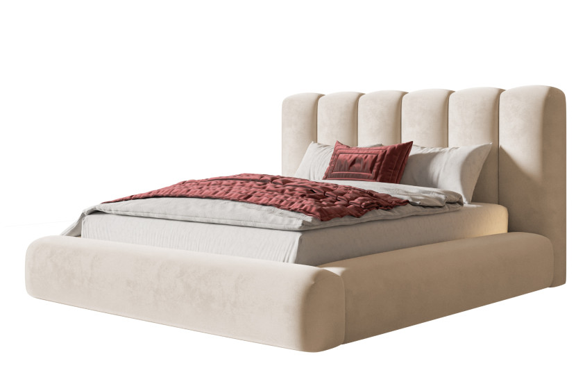 Łóżko tapicerowane ALVA MAXI 180x200 ze stelażem metalowym 1056728