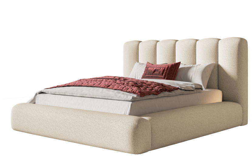 Łóżko tapicerowane ALVA MAXI 180x200 ze stelażem metalowym 1056860
