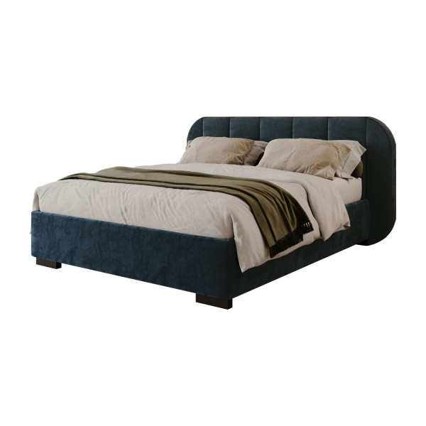 Łóżko tapicerowane AMARA z pojemnikiem i stelażem 140x200, Royal Velvet 233 847113