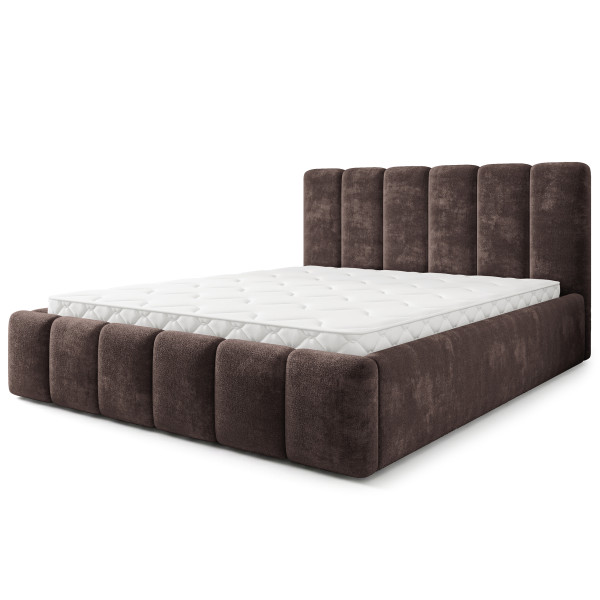 Łóżko Tapicerowane ATTORA LM z topperem 160x200 cm 1082737