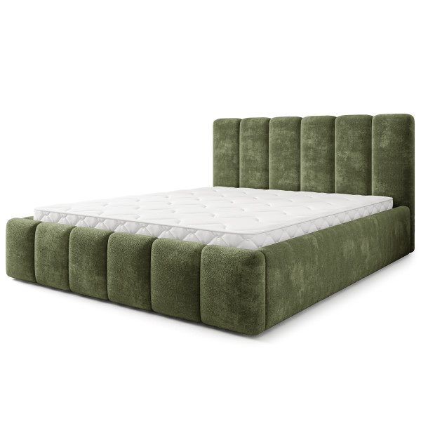Łóżko Tapicerowane ATTORA LM z topperem 200x200 cm 1082750