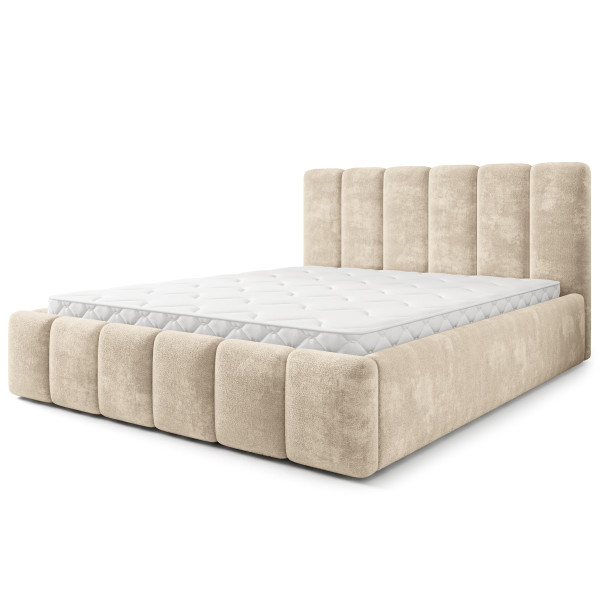 Łóżko Tapicerowane ATTORA LM z topperem 200x200 cm 1082903