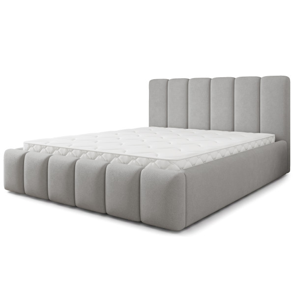 Łóżko Tapicerowane ATTORA SR z topperem 200x200 cm 1082710