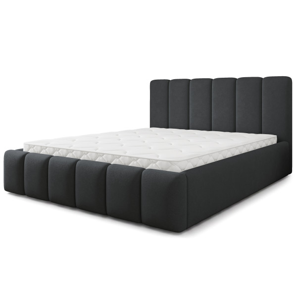 Łóżko Tapicerowane ATTORA SR z topperem 200x200 cm 1082654