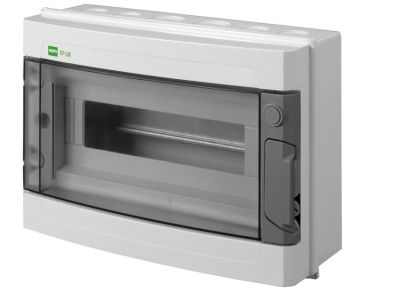 Rozdzielnica n/t RN 1/13 (N+PE) IP40 RAL9003+drzwi transparentne 231x302x115mm, Ep-Lux Plus | 1904-01 Elektro-Plast Nasielsk