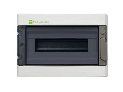 Rozdzielnica n/t RN 1/13 (N+PE) IP55 RAL7035+drzwi transparentne 303x214x118mm, Ep-Lux Plus | 1954-01 Elektro-Plast Nasielsk