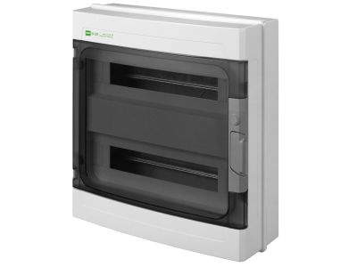 Rozdzielnica n/t RN 2/36 (N+PE) IP55 RAL7035+drzwi transparentne 410x430x151mm, Ep-Lux Plus | 1962-01 Elektro-Plast Nasielsk