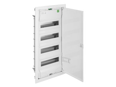 Rozdzielnica p/t RP 4/56 N+PE drzwi metalowe białe IP30 RAL9016 358x728x94mm, MSF | 2004-00 Elektro-Plast Nasielsk