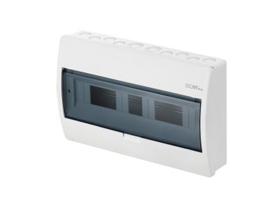 Rozdzielnica n/t RN 1/18 (N+PE) IP40 drzwi transparentne dymne 406x260x98mm, Elegant | 2404-01 Elektro-Plast Nasielsk