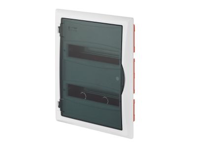 Rozdzielnica p/t RP 2/24 (N+PE) IP40 drzwi transparentne dymne 350x430x95mm, Economic Box | 2515-01 Elektro-Plast Nasielsk