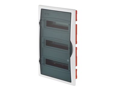 Rozdzielnica p/t RP 3/36 (N+PE) IP40 drzwi transparentne dymne 350x560x102mm, Economic Box | 2516-01 Elektro-Plast Nasielsk