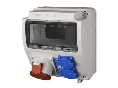 Rozdzielnica n/t RS 9-mod 2x2P+Z, 3P+N+Z 32A | 6232-00 Elektro-Plast Nasielsk