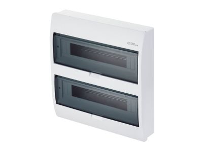 Rozdzielnica n/t RN 2×18 PE+N dymne, Elegant | 2407-01 Elektro-Plast Nasielsk