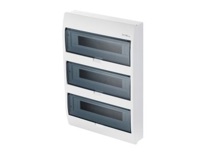 Rozdzielnica p/t RN 3×12 IP40 (PE+N) drzwi dymne, Elegant | 2406-01 Elektro-Plast Nasielsk