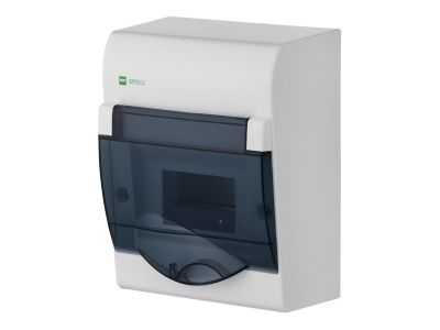 Rozdzielnica n/t RN 1×12+2 PE+N IP40 drzwi dymne 171x225x116 mm GREEN BOX | 2351-01 Elektro-Plast Nasielsk