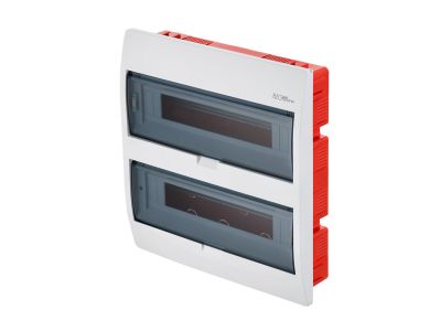 Rozdzielnica p/t RP 2×18 IP40 (PE+N) drzwi białe, Elegant | 2417-00 Elektro-Plast Nasielsk