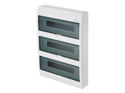 Rozdzielnica RN 3×18 PE+N, biała, Elegant | 2408-00 Elektro-Plast Nasielsk