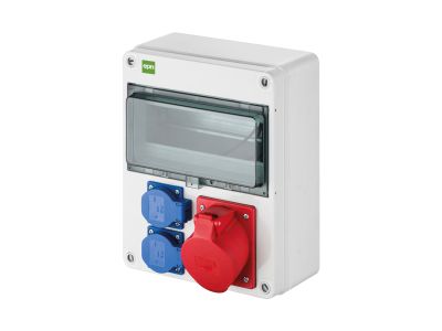 Rozdzielnica RS 10-MOD. 2x2P+Z, 3P+N+Z 32A | 6225-00 Elektro-Plast Nasielsk