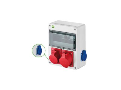 Rozdzielnica RS 10-MOD. 2x2P+Z, 3P+N+Z 16A, 3P+N+Z 32A | 6228-00 Elektro-Plast Nasielsk