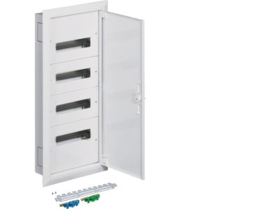 Rozdzielnica p/t z zaciskami PE/N 4R/48M (4×12) I kl. IP30, FW2 | FW412FT Hager