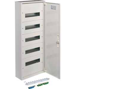Rozdzielnica n/t z zaciskami PE/N 5R/60M (5×12) I kl. IP30, FW2 | FW512WT Hager
