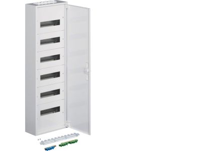 Rozdzielnica n/t z zaciskami PE/N 6R/72M (6×12) I kl. IP30, FW2 | FW612WT Hager