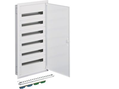 Rozdzielnica modułowa podtynkowa 6×24 IP36, z zaciskami PE/N, FW2 | FW624FT Hager