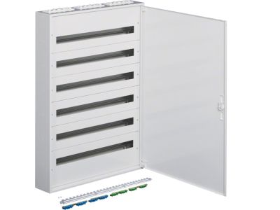 Rozdzielnica n/t z zaciskami PE/N 6R/216M (6×36) I kl. IP30, FW2 | FW636WT Hager