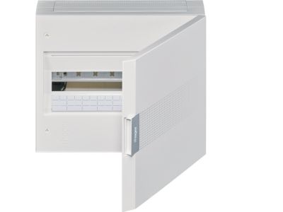 Rozdzielnica n/t 1x18M IP40, drzwi białe, Vega | VB118PB Hager