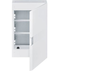 Rozdzielnica n/t teletechniczna 3R IP40, drzwi białe, Vega | VB318MP Hager