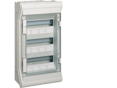 Rozdzielnica modułowa natynkowa 3×12 IP65, tworzywo sztuczne, Vector II | VE312L Hager