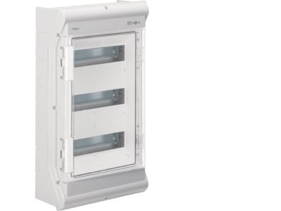Rozdzielnica n/t IP65 odporna na UV przetłoczenia 3R/36M (3×12), Vector outdoor | VE312PN Hager