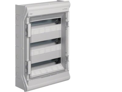 Rozdzielnica modułowa natynkowa 3×18 IP65, tworzywo sztuczne, Vector II | VE318L Hager