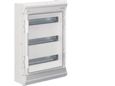 Rozdzielnica n/t IP65 odporna na UV przetłoczenia 3R/54M (3×18), Vector outdoor | VE318PN Hager