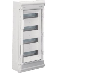 Rozdzielnica n/t IP65 odporna na UV przetłoczenia 4R/48M (4×12), Vector outdoor | VE412PN Hager