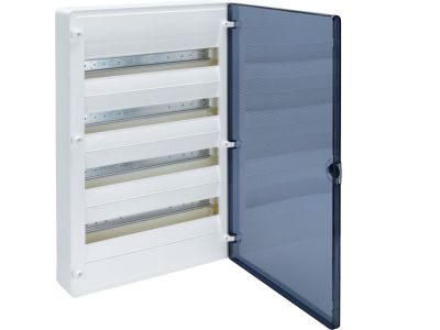 Rozdzielnica modułowa natynkowa 4×18 IP40, drzwi transparentne, Golf | VS418TD Hager