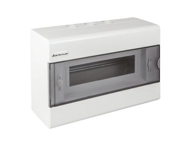 Rozdzielnica n/t SRn-12 (1×12) (N+PE) IP40 198x298x95mm, drzwi transparentne | 1.3 Elektro-Plast Opatówek