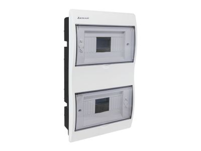 Rozdzielnica p/t RP-16 Fala (N+PE) IP40 403x238x84mm, biała | 8.4 Elektro-Plast Opatówek