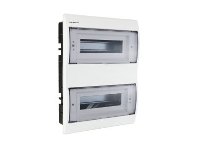 Rozdzielnica p/t RP-24 Fala (N+PE) IP40 404x310x84mm, biała | 8.5 Elektro-Plast Opatówek