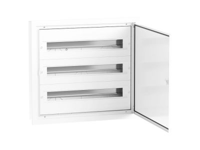 Rozdzielnica modułowa p/t DARP 72 Quiteline 3×24 drzwi aluminiowe IP54 500x570x125mm biała | 9.324 Elektro-Plast Opatówek