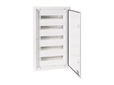 Rozdzielnica modułowa p/t DARP120 Quiteline 5×24 drzwi aluminiowe IP54 750x570x125mm biała | 9.524 Elektro-Plast Opatówek