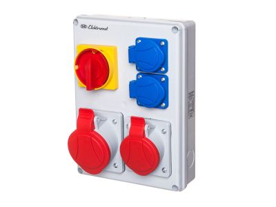Rozdzielnica RSK-1 0-1 1×16/5 1×32/5 2×230 | 940002 Elektromet